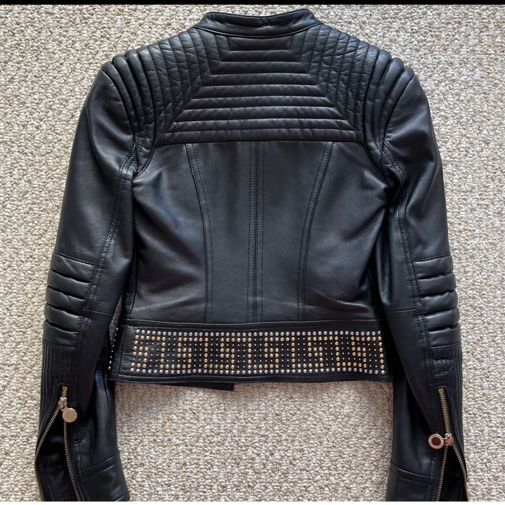 Versace for H&M  Women's Studded Leather Jacket
